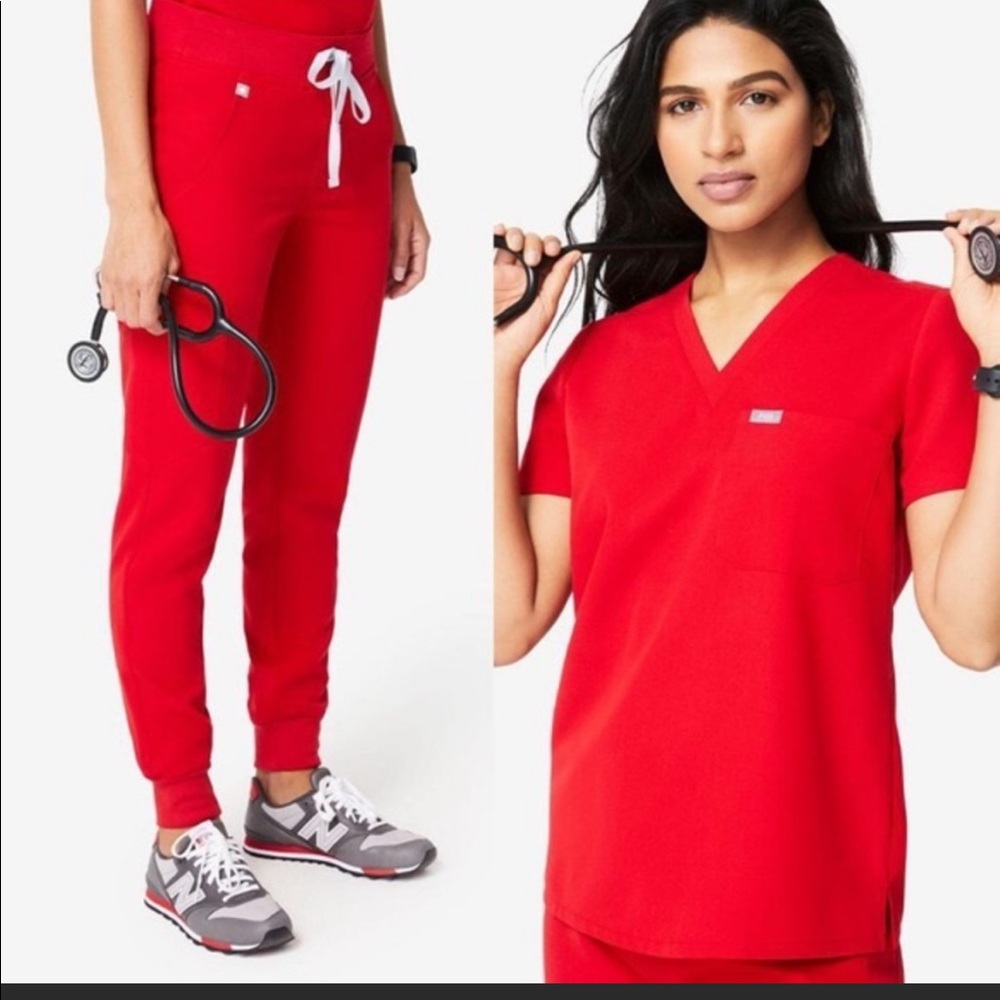 Figs Catarina Top and Zamora pants set